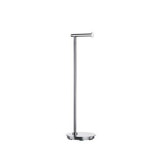 Smedbo FK606 23 7/8 in. Free Standing Toilet Paper Holder with Round Base in Polished Stainless Steel from the Outline Lite Collection